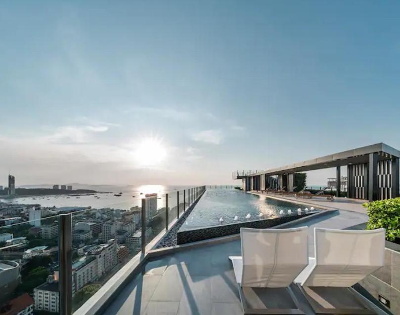 The Base Central Pattaya 2Bed King&Queen Sky Seaview & Infinity Pool Екстер'єр фото